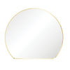 Sunrise Urban Brass Round Framed Mirror
