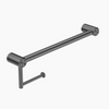 MECCA Care Gunmetal 25mm Toilet Roll Rail 300/450mm