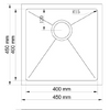 Gun Metal 450 sink