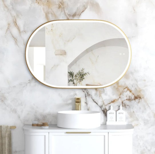 Oval 900x600mm LED Mirror