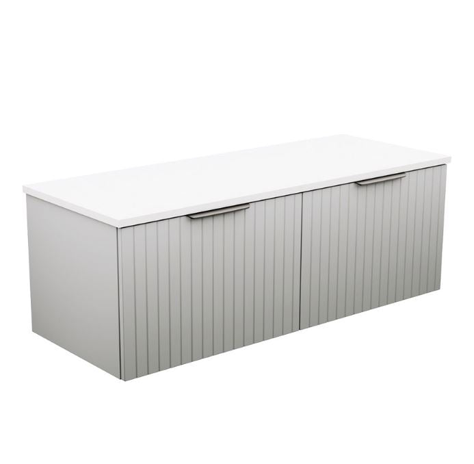 Bayview 1200 Stone Grey Matte Wall-Hung Vanity