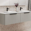 Bayview 1500 Stone Grey Matte Wall-Hung Vanity
