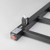 Cubo Chrome 500 Square 4 Bar Heated Towel Rail