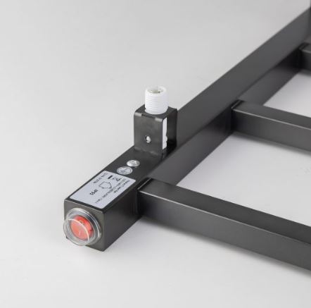 Cubo Gunmetal 620 Square 6 Bar Heated Towel Rail