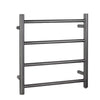 Rondo Gunmetal 500 Round 4 Bars Heated Towel Ladder