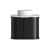 Black Hampshire 600mm-1800mm Wall Hung Vanity