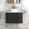 Black Hampshire 600mm-1800mm Wall Hung Vanity