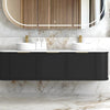 Black Hampshire 600mm-1800mm Wall Hung Vanity