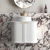 Hampshire 600mm-1800mm Matte White Wall Hung Vanity