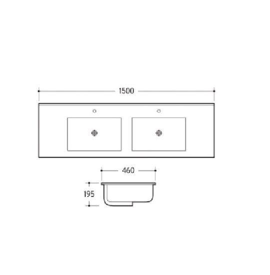 katie Ceramic Moulded Top - Bayside Bathroom