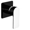 Kensington Black &Chrome Wall Mixer