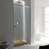 Linear Front Only Semi Frameless Showerscreen- Chrome
