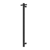 230V Matte Black Vertical Heated Towel Rail