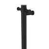230V Matte Black Vertical Heated Towel Rail