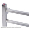 Cubo Brushed Nickel 620 Square 6 Bar Heated Towel Rail