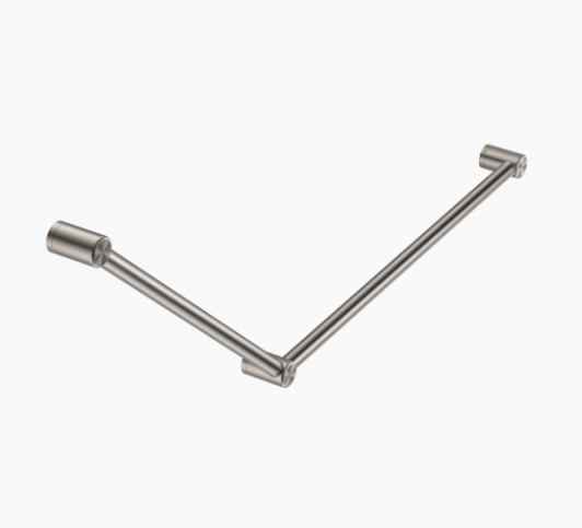 MECCA Care 750x900mm DDA Grab Rail 45 Degree 32mm