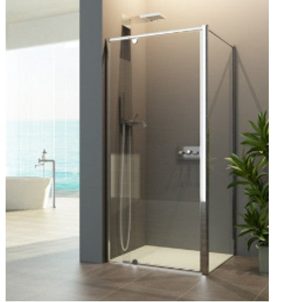 Oceania 820-900mm Semi Frameless Showerscreen Front Only