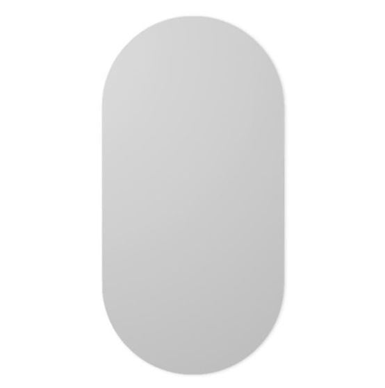 Oval 500x800mm Polished Edge Mirror