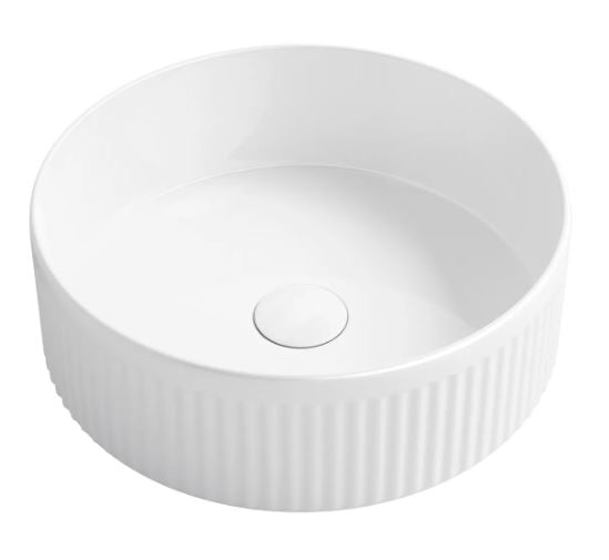 Ripley 395 Round Basin Gloss White