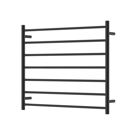 Rondo 900 x 750 Matte Black Heated Towel Ladder