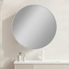 600/ 800mm Round Brushed Nickel Framed Mirror (Copy)