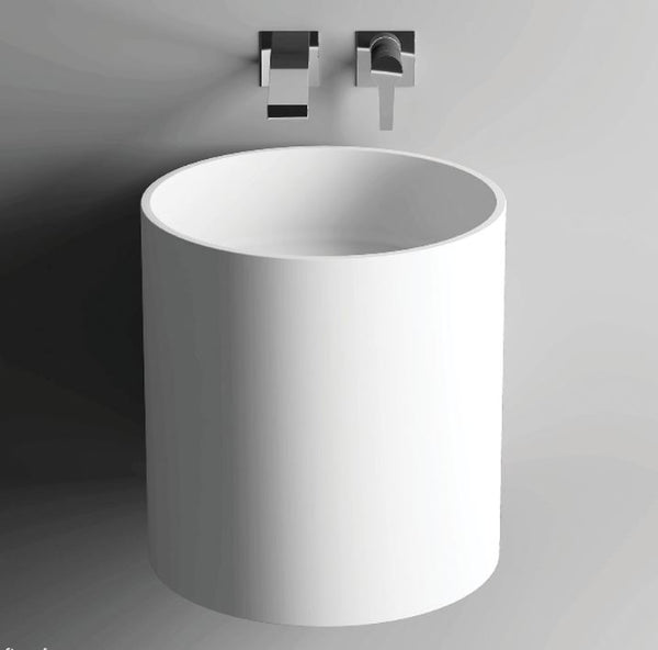 Livo430 x 400  Cast Stone Wall Basin