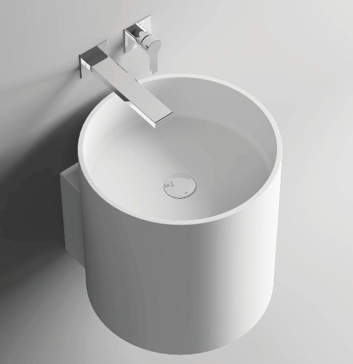Livo430 x 400  Cast Stone Wall Basin
