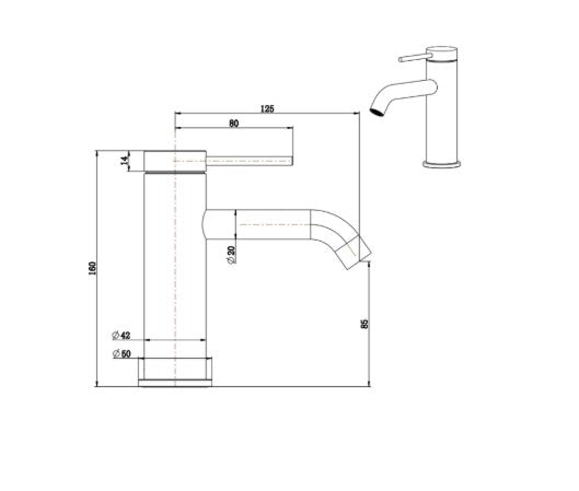 Mica Tall Basin Mixer ( 6 Colours)