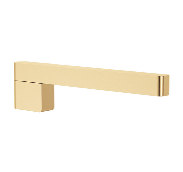 Eva Brushed Brass Swivel Bath Spout