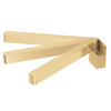 Eva Brushed Brass Swivel Bath Spout