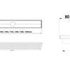 Tile Insert 1000mm Shower Grate