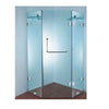 Fully Frameless 850 x 850 Diamond Shower Screen