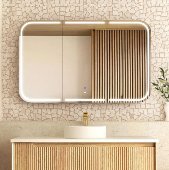 LED Maci 1200(W)x750(H) Shaving Cabinet - Premium Edition