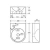 Junior 280 x 345 Wall Basin