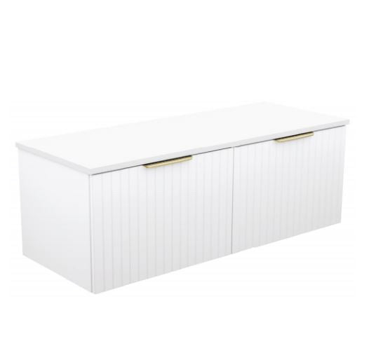 Bayview 1200 White Matte Wall-Hung Vanity