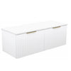 Bayview 1200 White Matte Wall-Hung Vanity