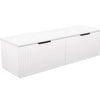 Bayview 1500 White Matte Wall-Hung Vanity