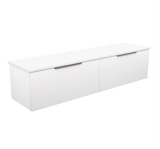 Bayview 1800 White Matte Wall-Hung Vanity