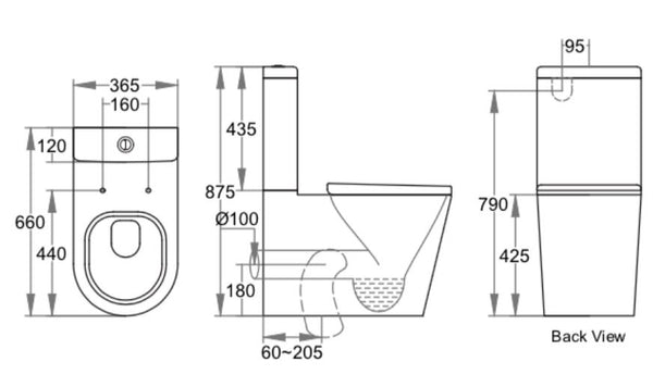 Milos Toilet Suite