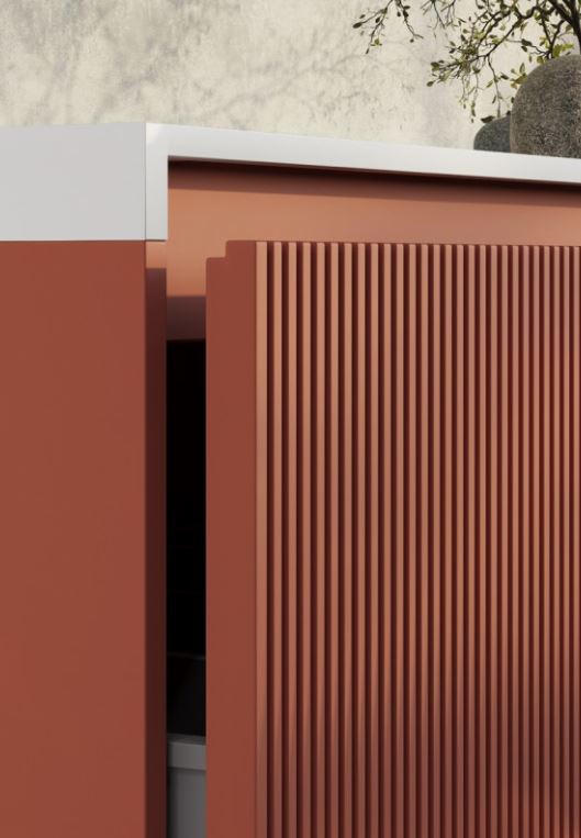 Rimini Potter’s Clay 1400mm Wall Hung Vanity
