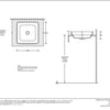 Gemelli Square Semi Insert Basin 400 x 400