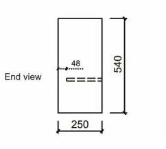 Tiny 450 timber Wall hung