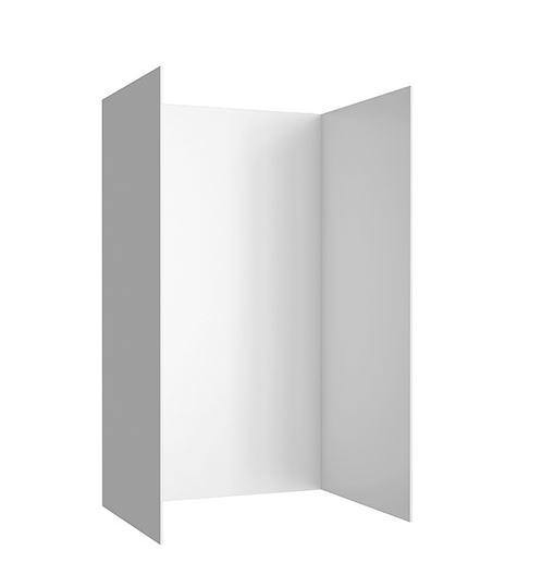 3-Sided Shower Wall 1178 X 878 X 878