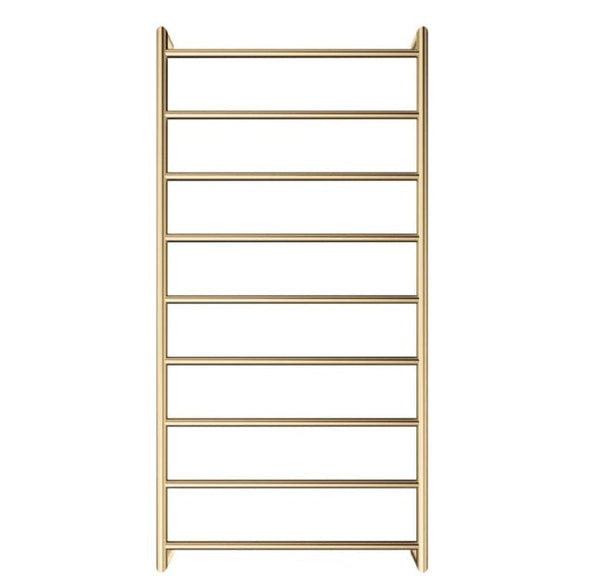 Kaya 600x1200mm Heated Towel Rail Brushed Brass