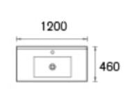 Silver Black Undermount Basin Stone Top