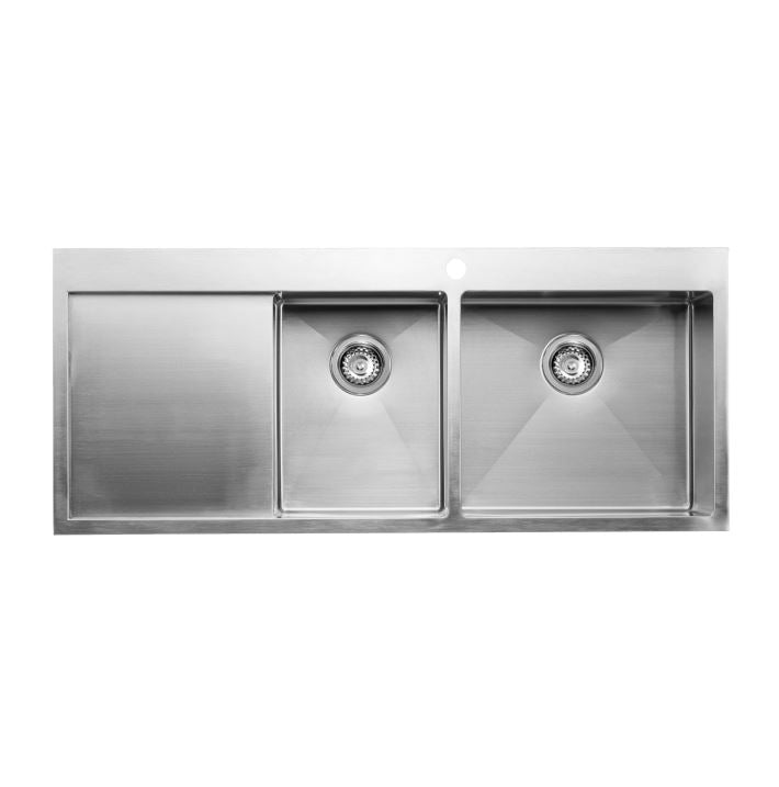 Select 1200 1 & 1/2 Bowl Kitchen Sink With Drainer