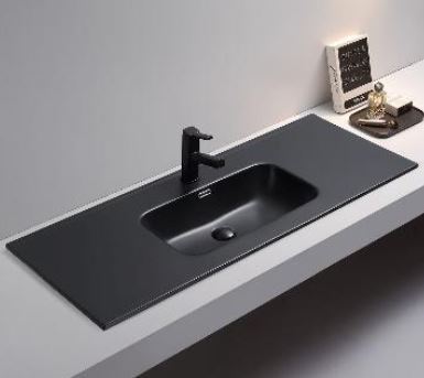 Delta Matte Black 1210mm Ceramic Moulded Top