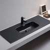 Delta Matte Black 1210mm Ceramic Moulded Top