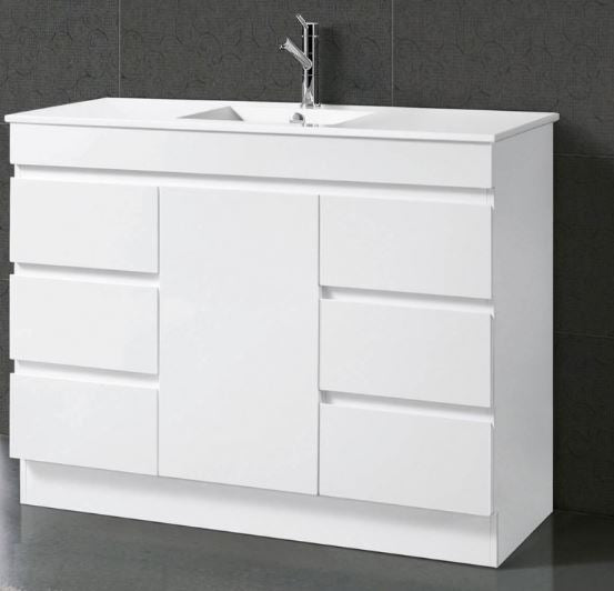 Porta 1200 1 Door 6 Drawers Vanity