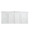 Quinn 1200mm Matte White Wall Hung Vanity